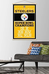 NFL Pittsburgh Steelers - Champions 13 Wall Poster, 22.375" x 34"