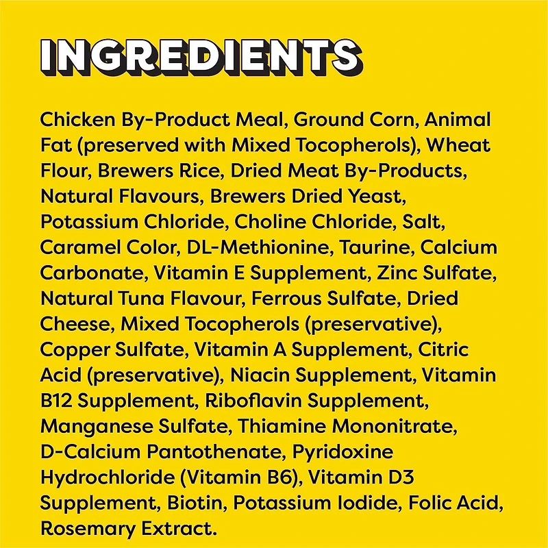 Gâteries pour chats Temptations saveur de thon délicieux, tendres à l'intérieur, croquantes à l'extérieur 454 g