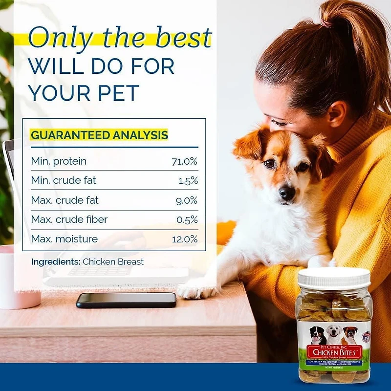 Pet Center Chicken Breast Bites Dog Treat