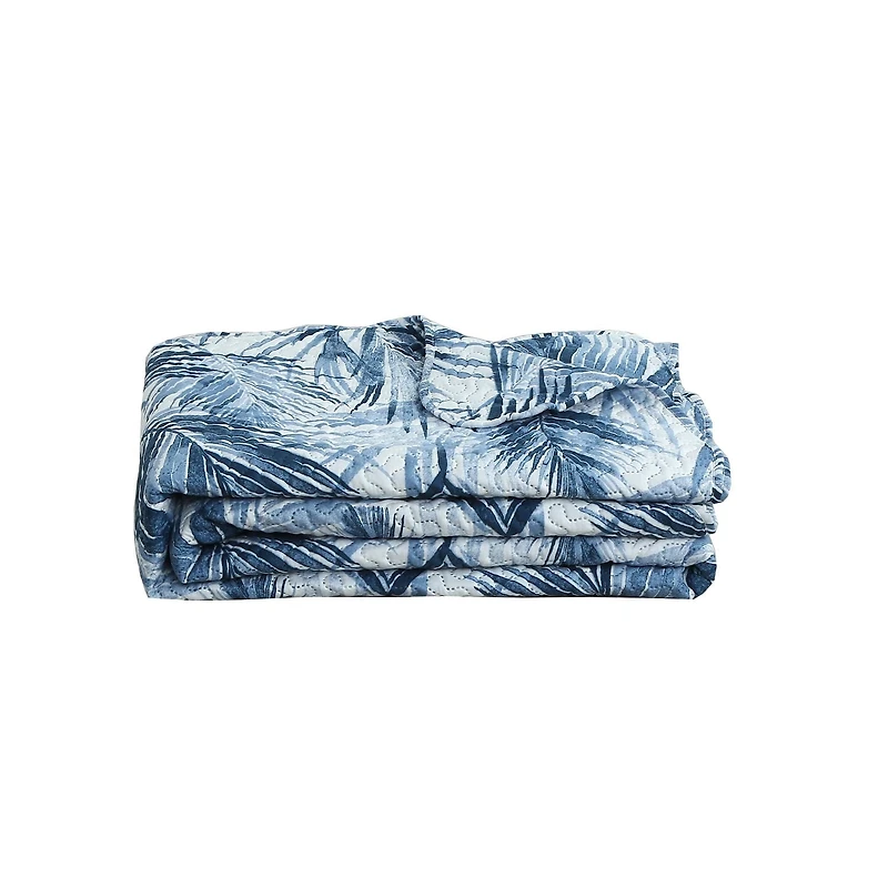 Marina Decoration Rich Printed Embossed Pinsonic Coverlet Bedspread Ultra Soft Bedding Summer Quilt Set with Shams