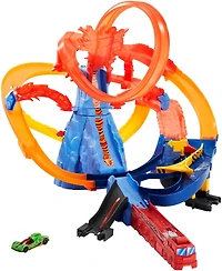 Hot Wheels Coffret de jeu Évasion du Volcan