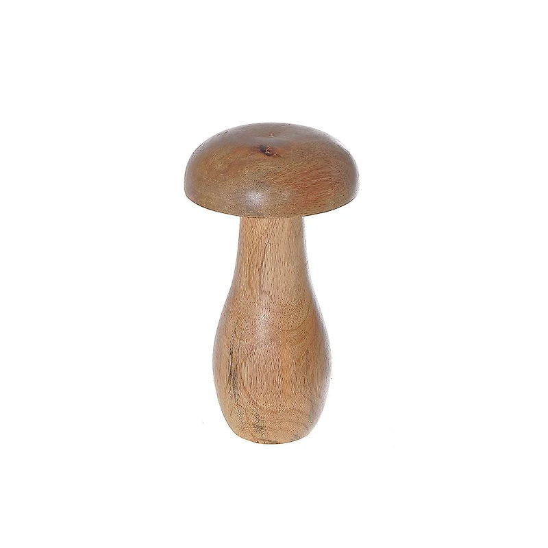 Champignon Décoratif En Bois De Mangue Grand