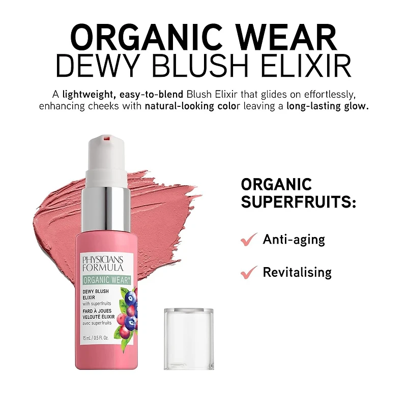 Organic Wear Blush Elixir - Pink Berry
