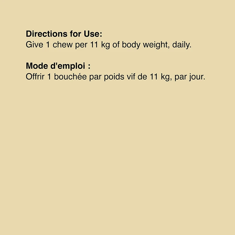 Pet Naturals Daily Probiotic, Mastication Digestive pour Chiens, Saveur Canard, pot de 90 Unités SOUTIEN IMMUNITAIRE DIGESTIF