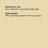 Pet Naturals Daily Probiotic, Mastication Digestive pour Chiens, Saveur Canard, pot de 90 Unités SOUTIEN IMMUNITAIRE DIGESTIF
