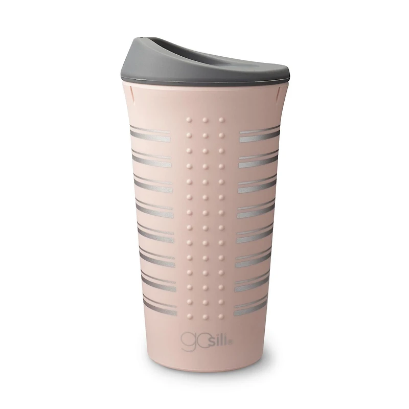 GoSili To-Go Cup Prints, 16oz. 1pk. Pink Print