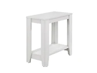 Monarch Specialties Accent Table, Side, End, Nightstand, Lamp, Living Room, Bedroom, Laminate, White, Transitional