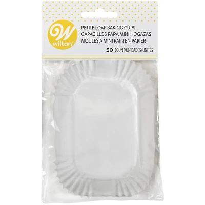 Wilton caissettes en forme de petit pain blanc