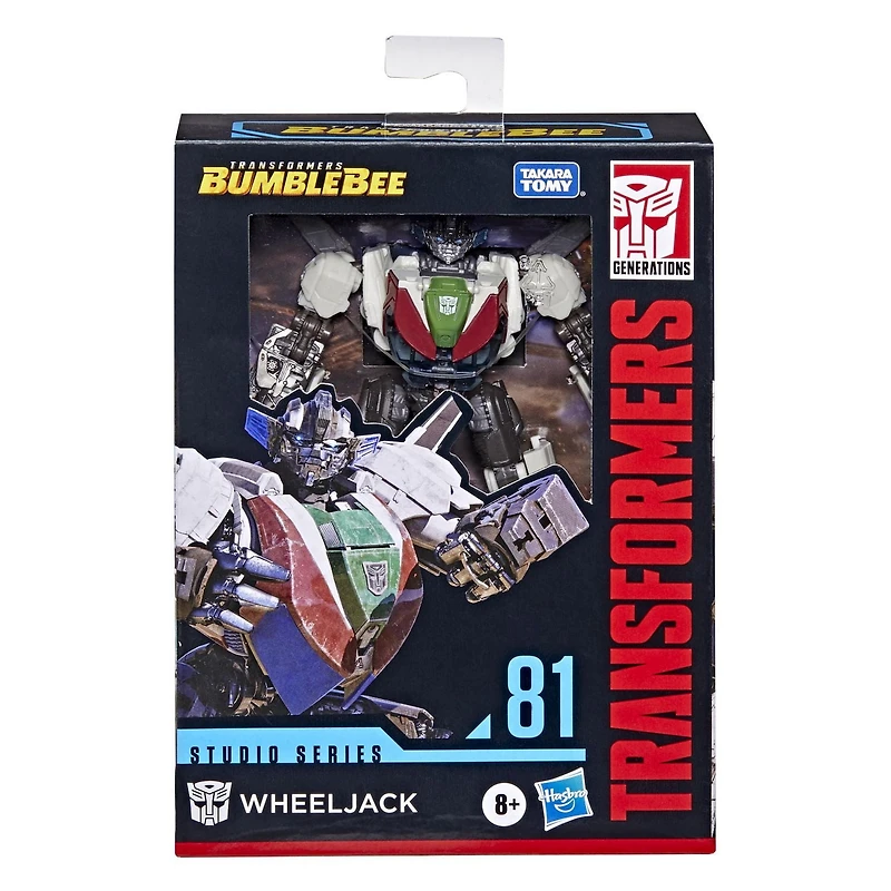 Transformers Studio Series 81 Deluxe Class Transformers: Bumblebee Wheeljack Action Figure, 4.5-inch
