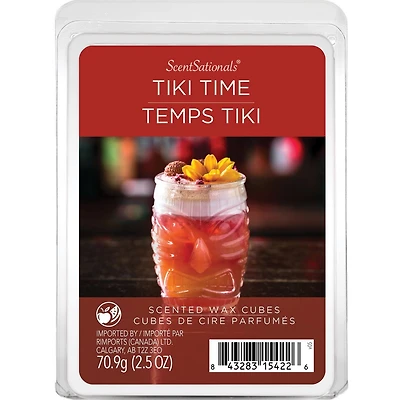 ScentSationals, Scented Wax Cubes - Tiki Time, 2.5 oz (70.9 g)