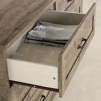 South Shore Prairie 6-Drawer Double Dresser Weathered Oak