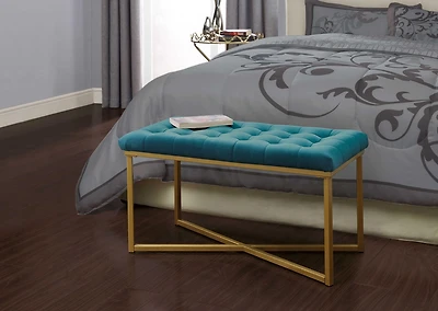 hometrends Tufted Upholstered Bench