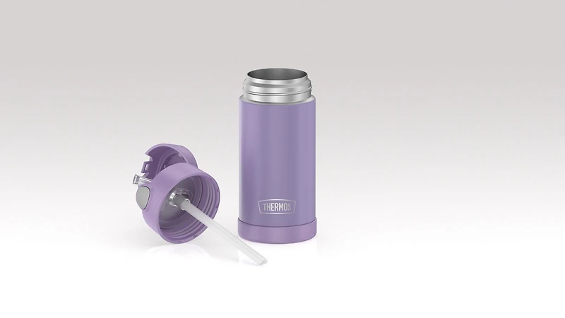 Thermos Funtainer 12 Oz Vacuum Insulated Bottle, Lavender, Bottle, 12 Oz