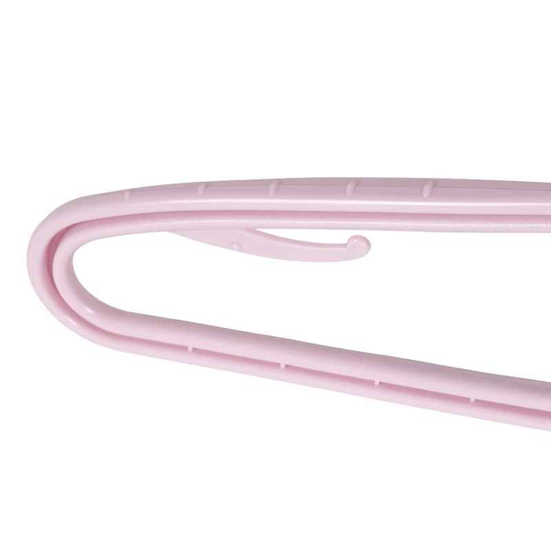 Neatfreak Plastic Clothes Hanger, pack of 10, Mauve Splash