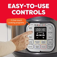 Instant Pot Duo 7-in-1 Mini Electric Pressure Cooker, Slow Rice Cooker, Steamer, Sauté, Yogurt Maker, Warmer & Sterilizer, Includes Free App with over 1900 Recipes, Stainless Steel, 3 Quart