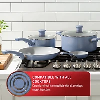 T-fal Ceramic Essential, 5 Qt Jumbo Cooker, TFAL CERAM 5QT JC