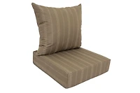 Coussin de siege profonds - Taille de siege: 24 x 24 x 5.75" Taille de dos: 25 x 22.5 x 6.5"
