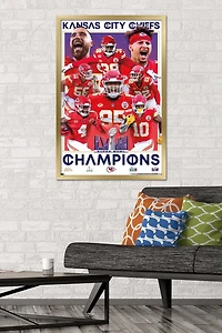NFL Kansas City Chiefs - Super Bowl LVIII Champions Wall Poster