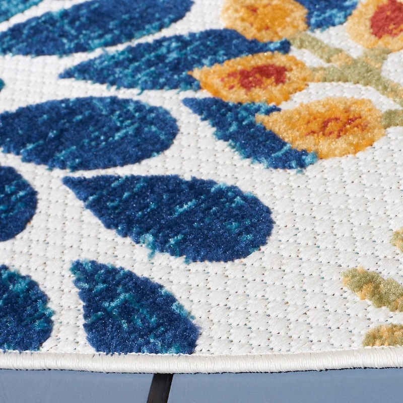 SAFAVIEH Cabana Garnet Tapis Floral Extérieur