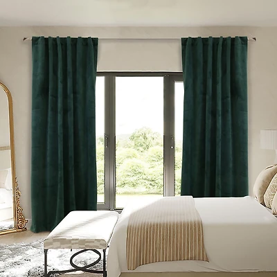 Sicily Room Darkening Dual Header Indoor Curtain
