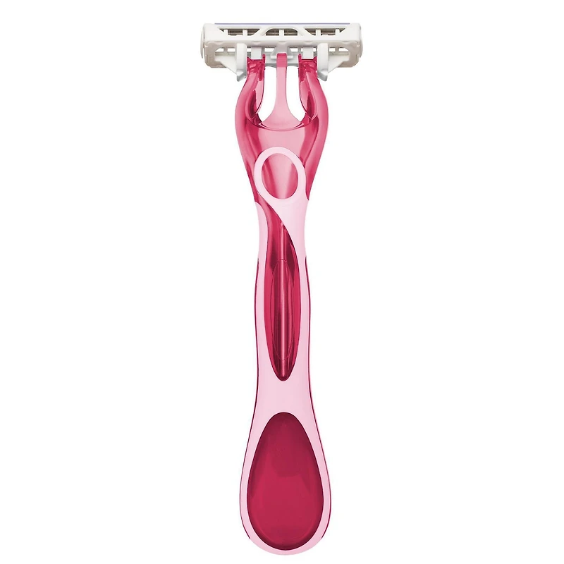 Skintimate Raspberry Rain Scented Disposable Razor, 4 Disposable Razors