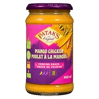 Sauce de cuisson Patak's pour poulet à la mangue