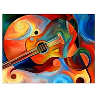 Designart Musique et rythme Art mural sur toile