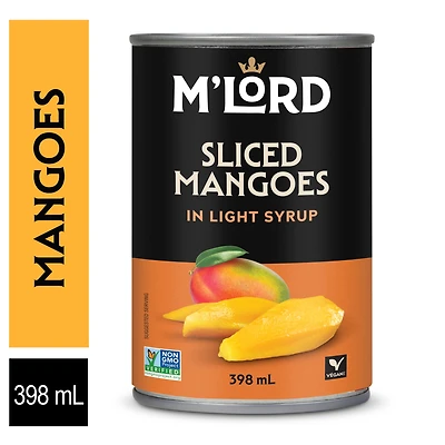 M'Lord Mangues tranchées dans un sirop léger, 398ml