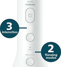 Philips Sonicare Power Flosser 3000 sans fil, irrigateur buccal, blanc, HX3826/21