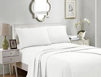 4 Pieces Soild Microfiber Sheet Set