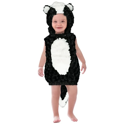 Skunk Plush Costume, Halloween Costume for Babies, Infant Size 12-18 months