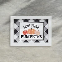 FAÇON DE CÉLÉBRER LA DÉCOR DE CADRE DE SUPPORT DE CONCEPTION DE CITROUILLES FRAÎCHES DE FERME