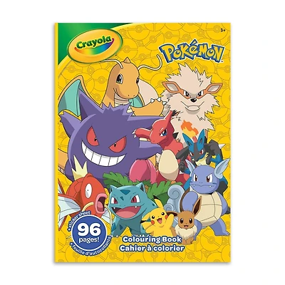 Crayola 96 Page Colouring Book, Pokémon, Pokemon Colouring Pages