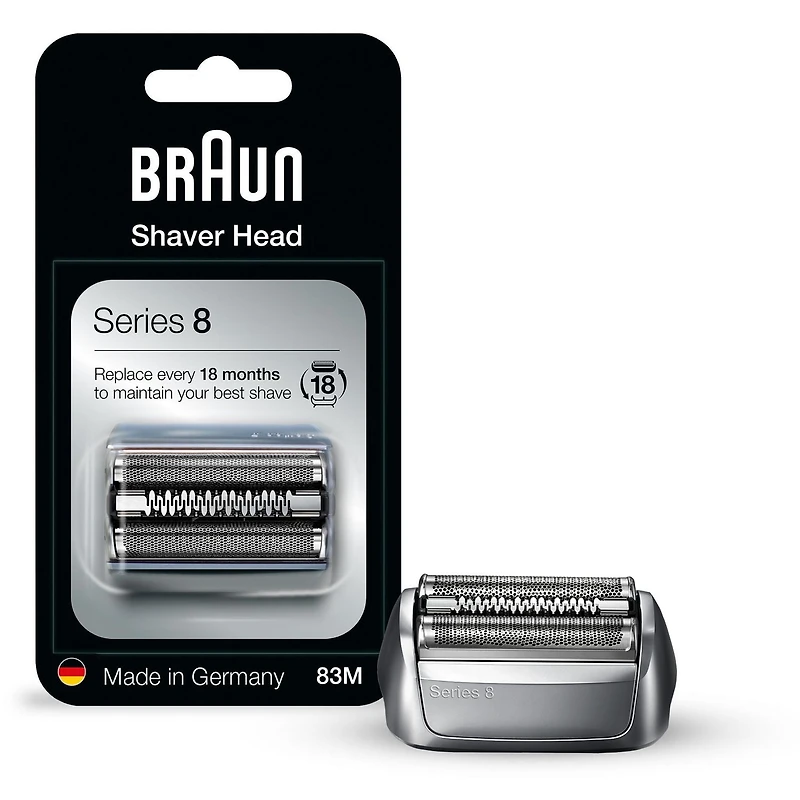 Braun Series 8 Electric Shaver Head Replacement Cassette – Silver