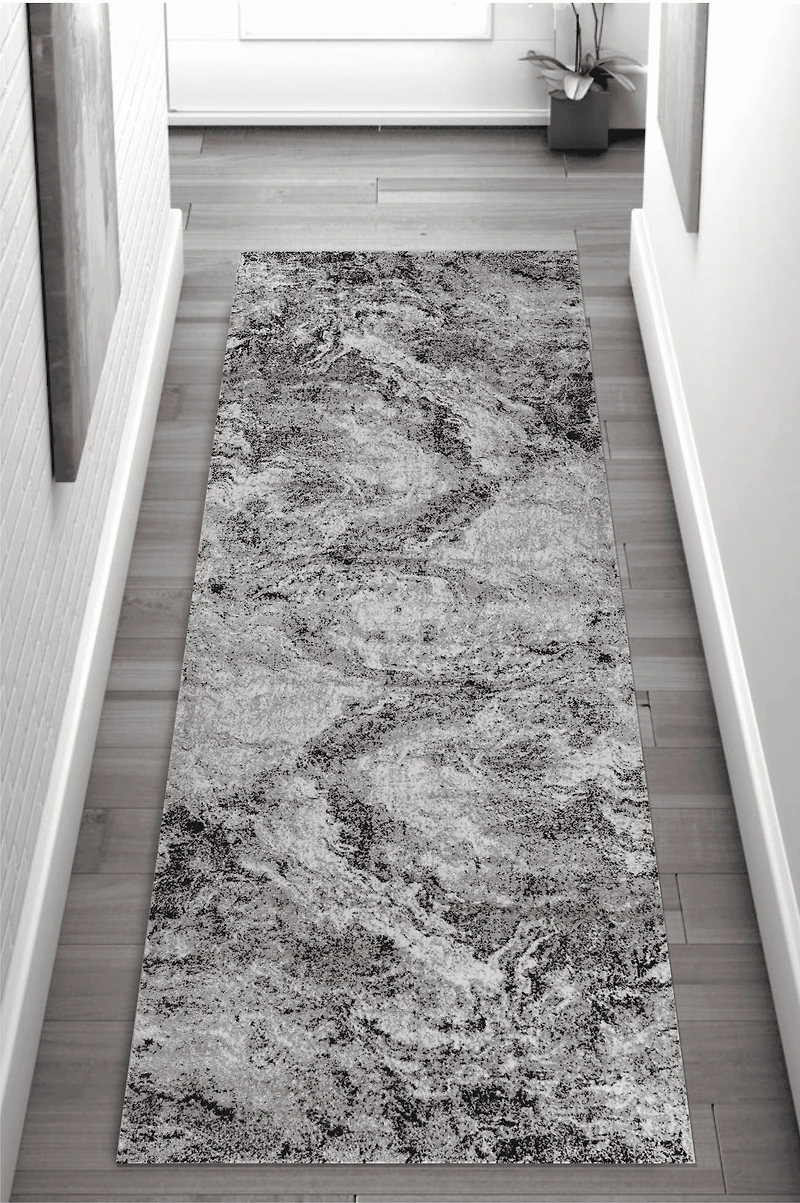 Rug Branch Sakarya Collection Contemporary Abstract Splash Indoor Runner Rug