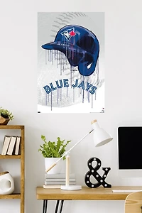 MLB Toronto Blue Jays - Drip Helmet 22 Wall Poster, 22.375" x 34"