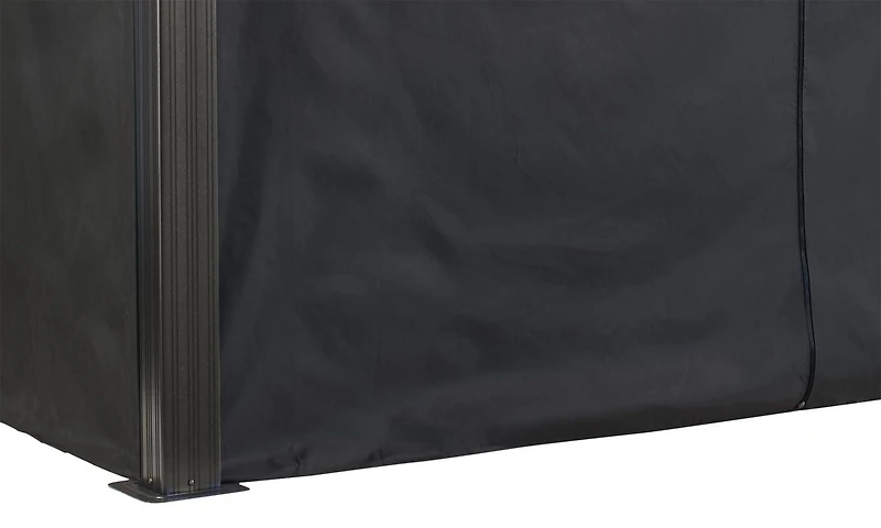 Sojag Black Curtains for Monaco/Messina/Mykonos/Moreno Gazebo, 10 ft. x 12 ft., Poly