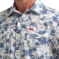 Chemise imprimée à manches courtes pour hommes Wrangler®
