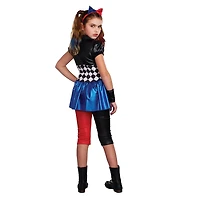 Filles P'tite Arlequine Petit Costume Halloween