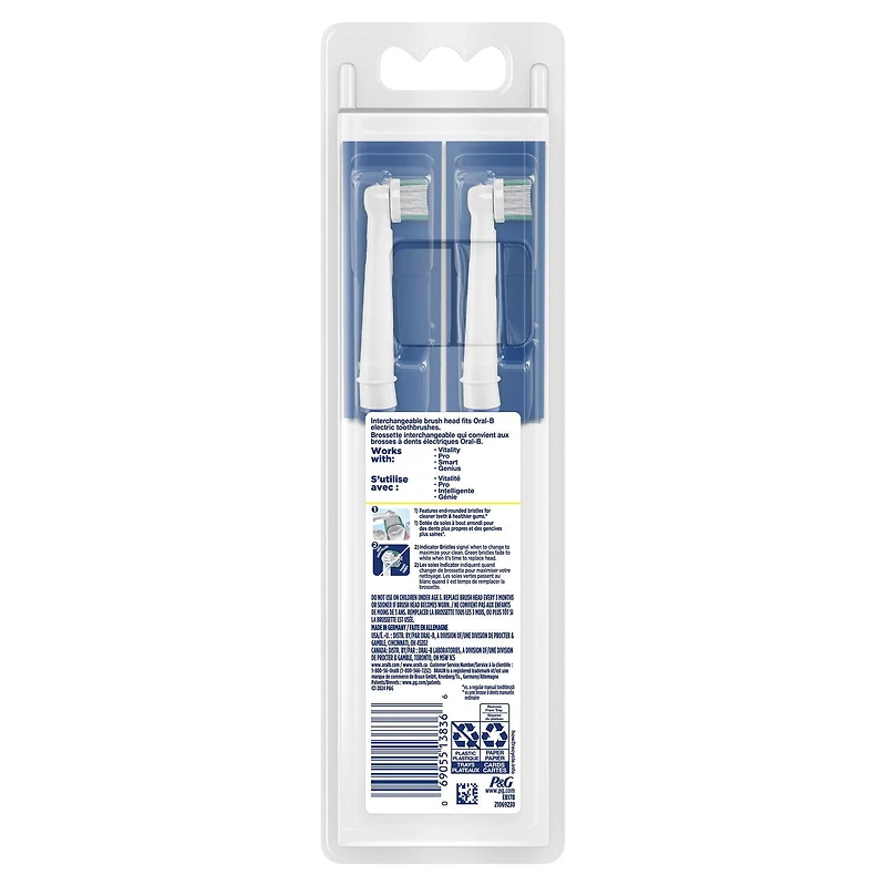 Oral-B Daily Clean Electric Toothbrush Replacement Brush Heads