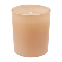Hometrends Paquet de 3 bougies votives parfumée - Mûre et magnolia - coulées dans un verre givré