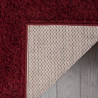 SAFAVIEH Athens Solid Plush Shag Area Rug