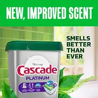 Capsules pour lave-vaisselle Cascade Platinum, détergent pour lave-vaisselle, savon détergent pour vaisselle, parfum Frais 13CT