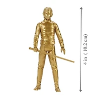 Star Wars Saga Skywalker, figurines Luke Skywalker et Chewbacca de 9,5 cm du film Star Wars : Le retour du JedI