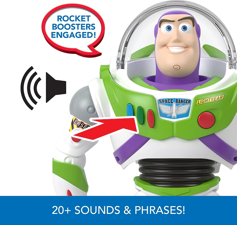 PIXAR BUZZ W ROCKET - FRENCH