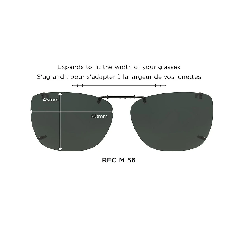 Foster Grant Polar Optics Clipons Sunglasses
