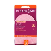 Gant de toilette double texture Cleanlogic 1 unités