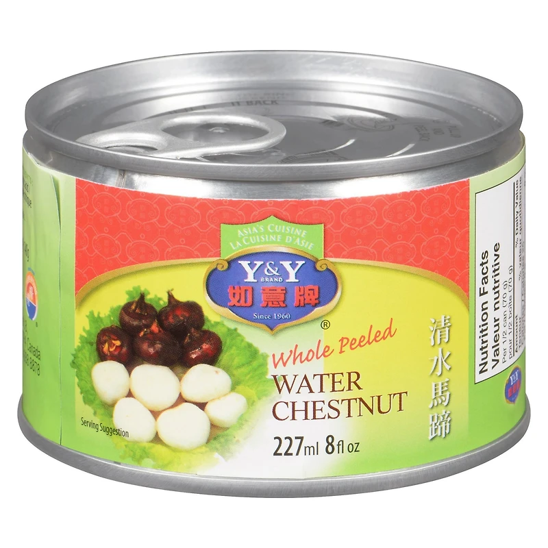 Y&Y Whole Peeled Water Chestnut