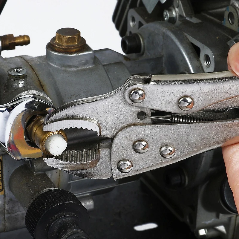 WorkPro 5" Curved Jaw Locking Pliers, Quick release