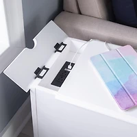 Ortiz Accent Table, White